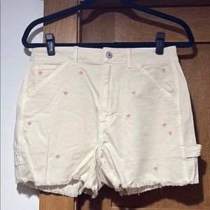 American Eagle Cream Women's Shorts
